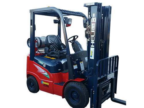 3,500 Lb Straight Mast Forklift