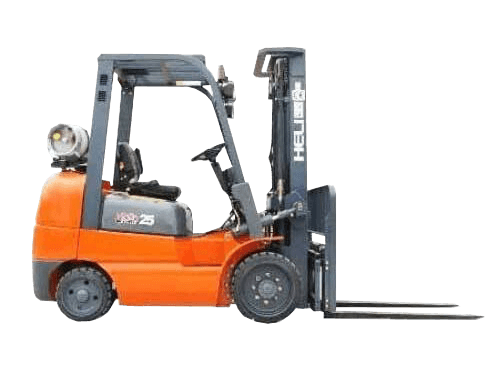 5,000 Lb Straight Mast Forklift